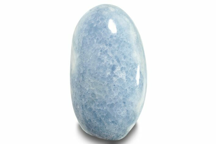 Polished, Free-Standing Blue Calcite - Madagascar #250782